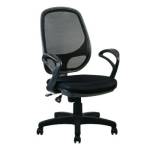 Black Leather Workstation Chairs, For Office Manufacturers in Hardoi