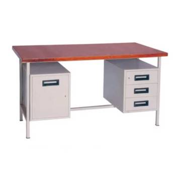 Brown Wooden Teacher Desk, 1 Seater Manufacturers in Shahabad