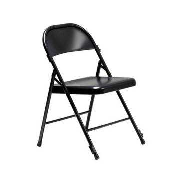 Iron 21inch Black Foldable Chair, Without Armrest Manufacturers in Sawai Madhopur